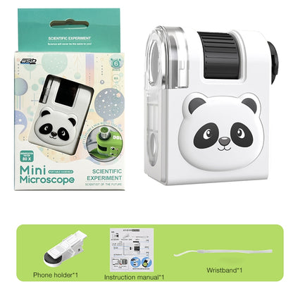 Children's Portable Mini Microscope, Science Experiment Educational Toy
