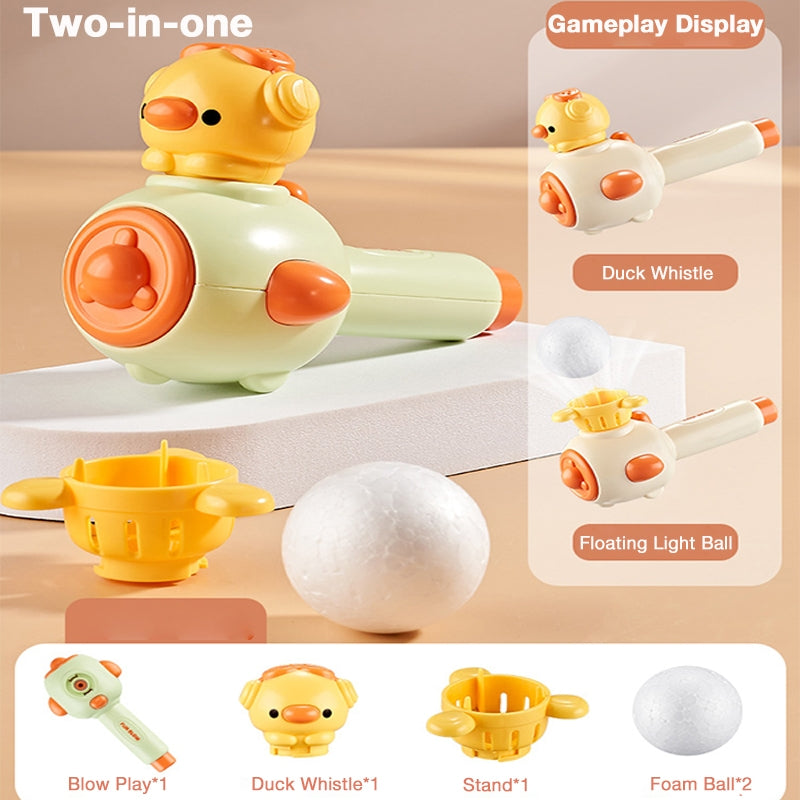 Blow Toy Children's Air Blowing Floating Ball - Lung Exercise, Breath Control Game, Sensory Integration Training Interactive Toy