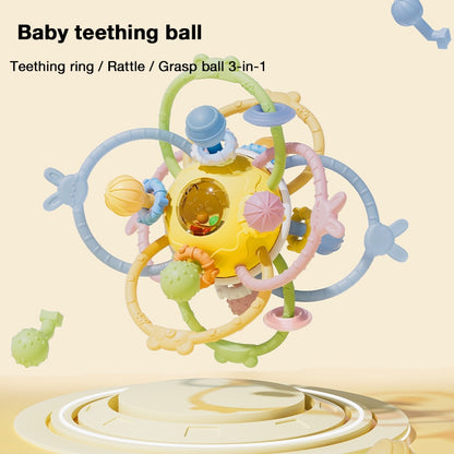 Baby Silicone Teething Chew Toy, Teething Stick for Infants