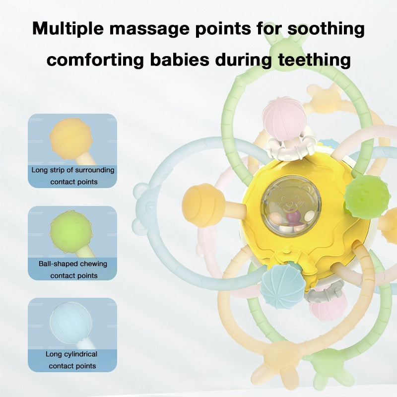 Baby Silicone Teething Chew Toy, Teething Stick for Infants