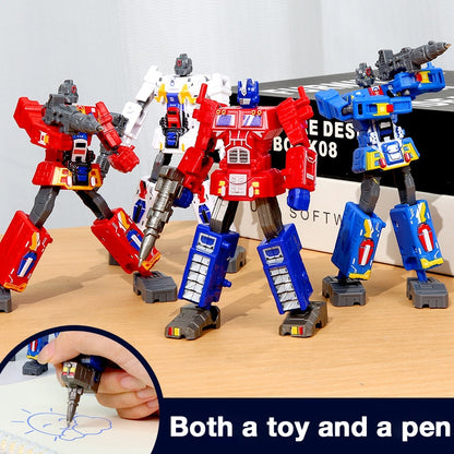 Transforming Ballpoint Pen, 2-in-1 Toy and Stationery for Kids, Write and Transform