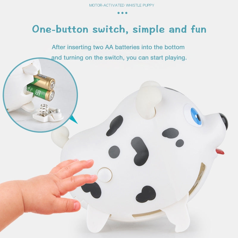 Whistle-Activated Puppy Toy, Unique Interactive Animal Toy with Sound and Light