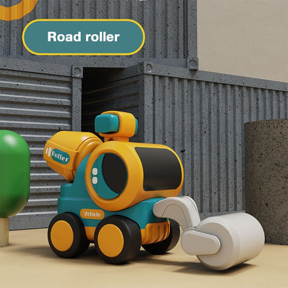 Children's Inertia Pull-Back Engineering Vehicle Toy