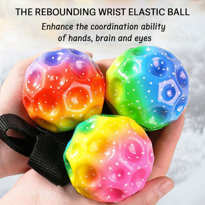 Wrist Pressure-relieving Rebounding Band With Light-emitting Function and High Elasticity Lunar Stone