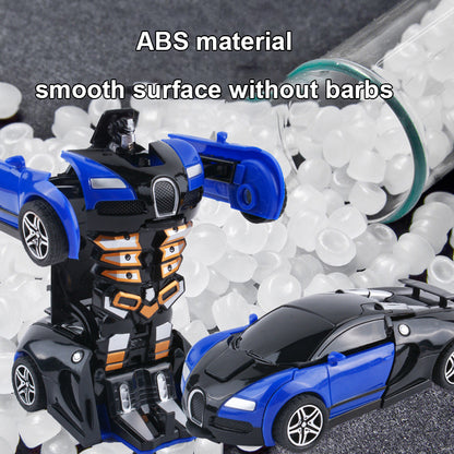 One-Touch Transforming Robot Car – Crash & Auto Deformation Toy