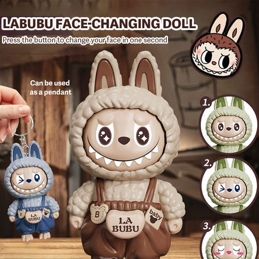 Face-changing Doll Pendant Trendy Gift Keychain Decompression Creative Ornaments