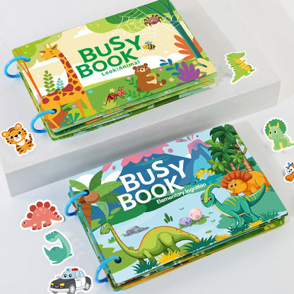 Montessori Busy Book for Toddlers – Sticker Learning Toy