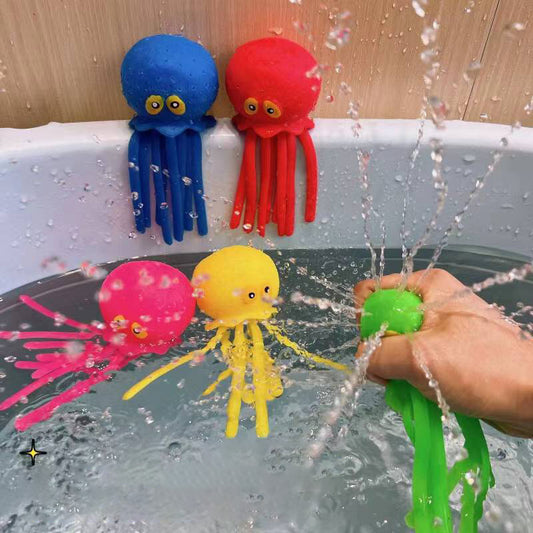 Octopus Water-Spraying Squeeze Toy