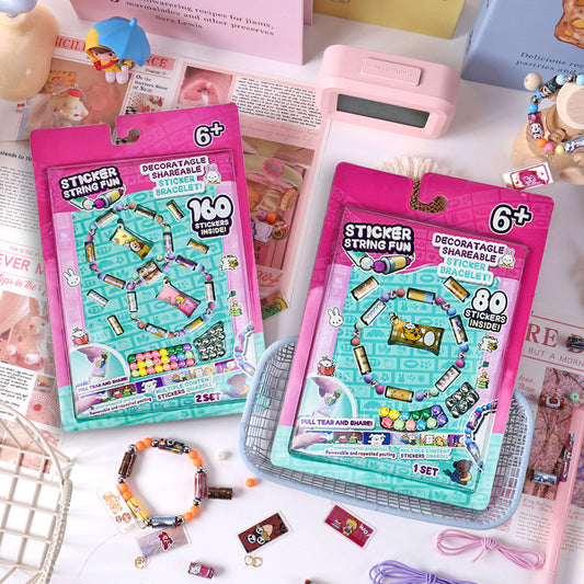 Children’s DIY Sticker Bracelet – Handmade Jewelry Kit