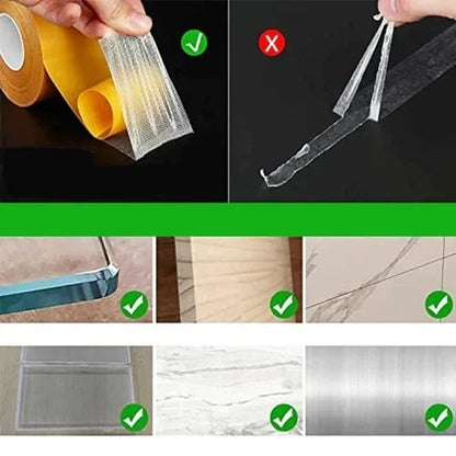 Residue-Free Easy-Tear Double-Sided Mesh Cloth Tape