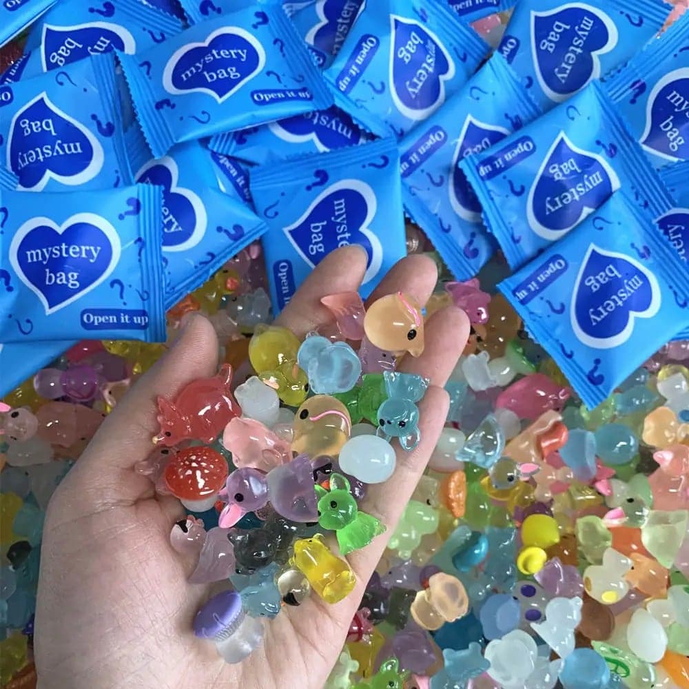 Surprise Blind Bags- Mini Glow in The Dark Animal Resin Models