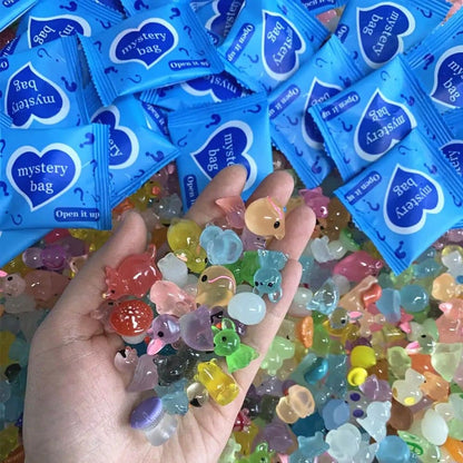 Surprise Blind Bags- Mini Glow in The Dark Animal Resin Models