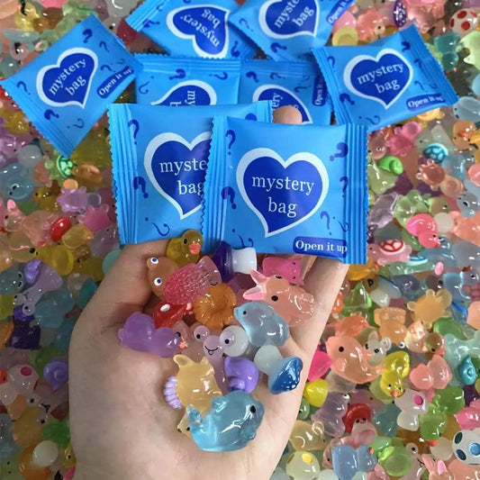 Surprise Blind Bags- Mini Glow in The Dark Animal Resin Models