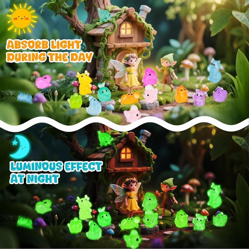 Surprise Blind Bags- Mini Glow in The Dark Animal Resin Models