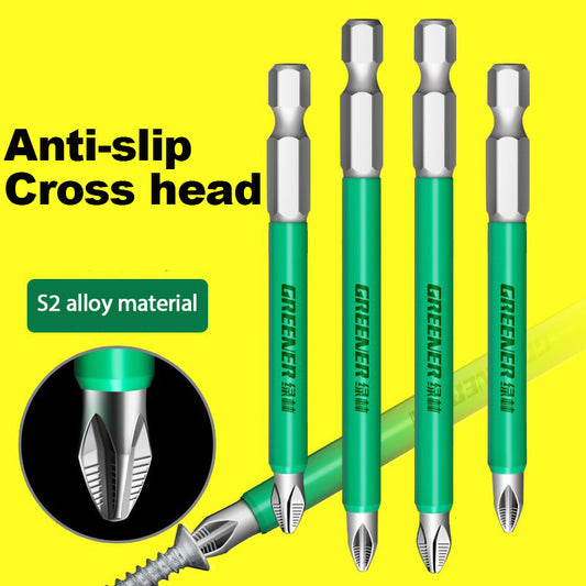 Anti-Slip Cross Magnetic Hex Screwdriver Bit Set for Electric Drill