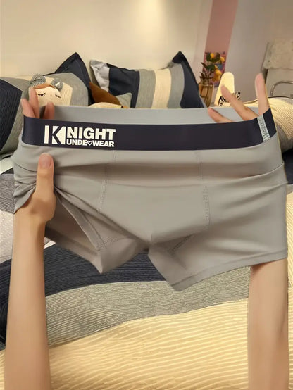 Men's Breathable Color-Block Boxer Briefs