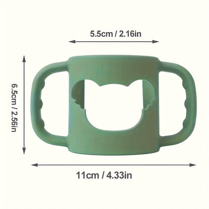 🍼 Soft Silicone Baby Bottle Handle for Easy Grip 👶✨