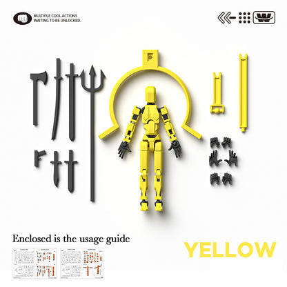 Magnetic Articulated Action Figure Poseable DIY Model Collectible