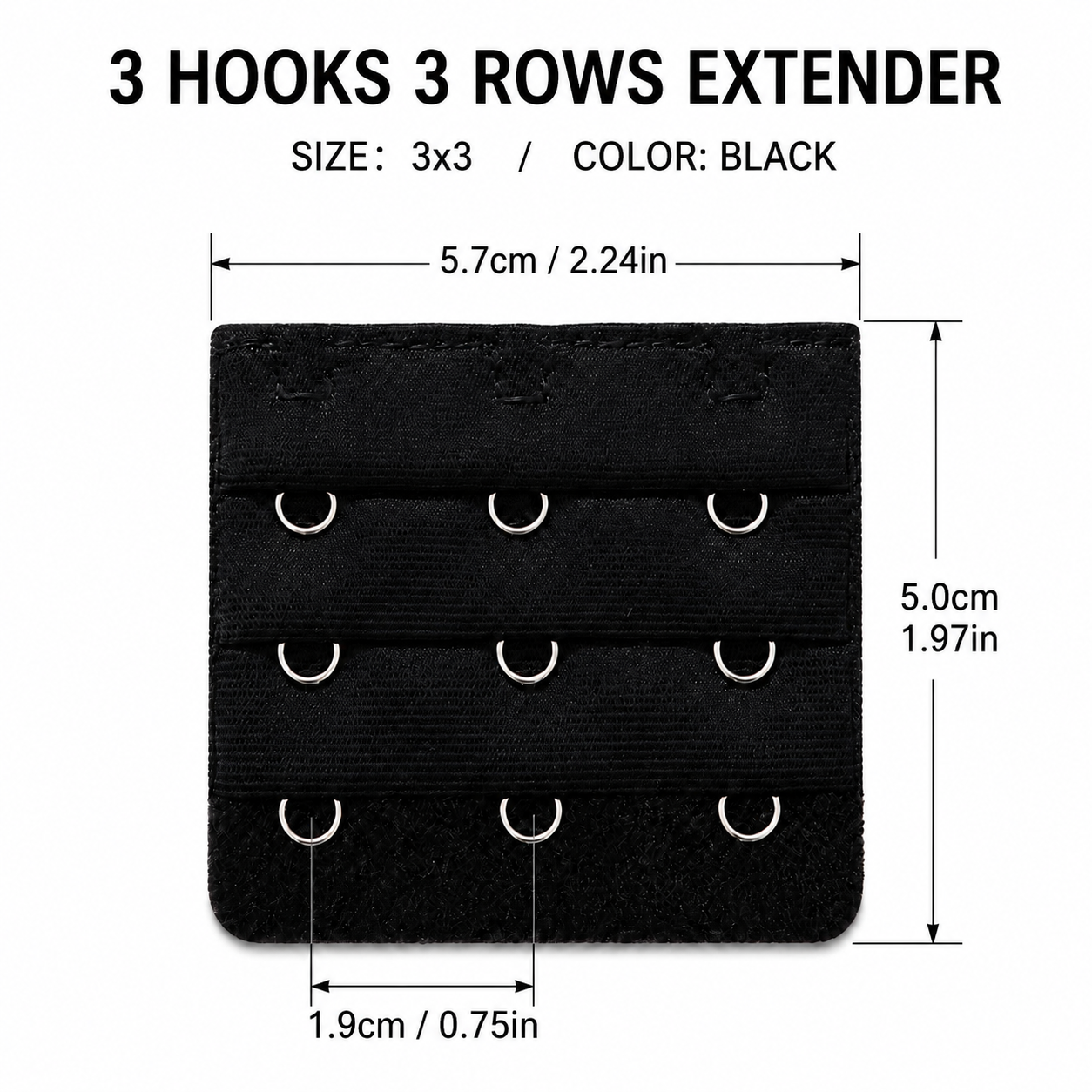 Elastic Bra Extender – Adjustable Bra Band Extension Hook for a More Comfortable Fit