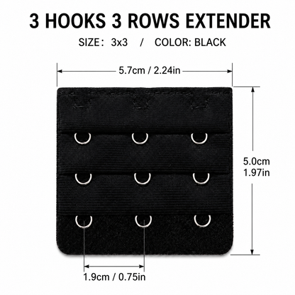 Elastic Bra Extender – Adjustable Bra Band Extension Hook for a More Comfortable Fit
