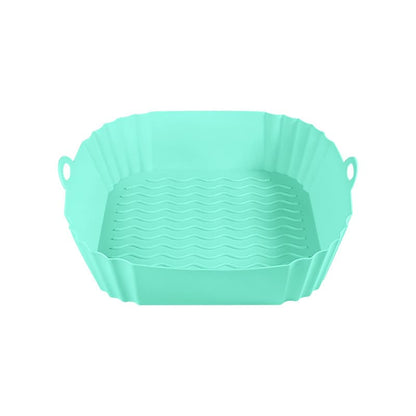 Silicone Air Fryer Basket Liner｜Reusable, Non-Stick & Easy Cleaning
