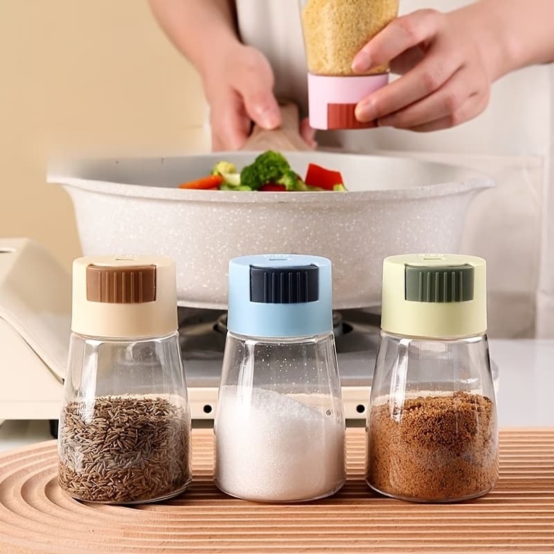 Press & Measure Dispenser Bottle | Perfect Portion Every Time！