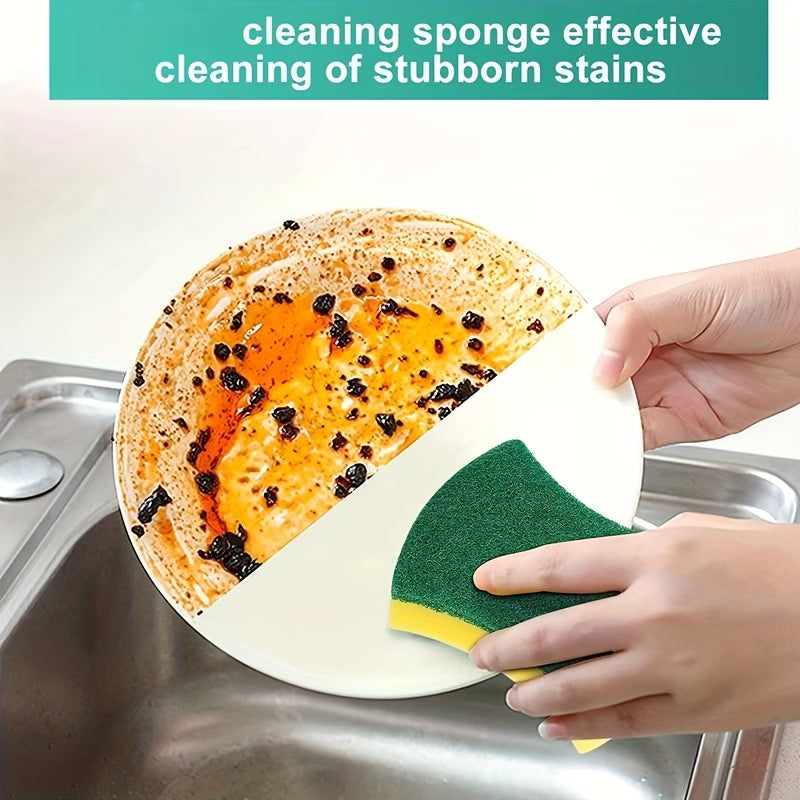 Kitchen Cleaning Magic Sponge, Super Absorbent Scrubber, Non-Scratch Sponge for Pots & Cookware