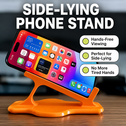 Side-Lying Phone Stand – Hands-Free Bed & Desktop Phone Holder for Watching Videos