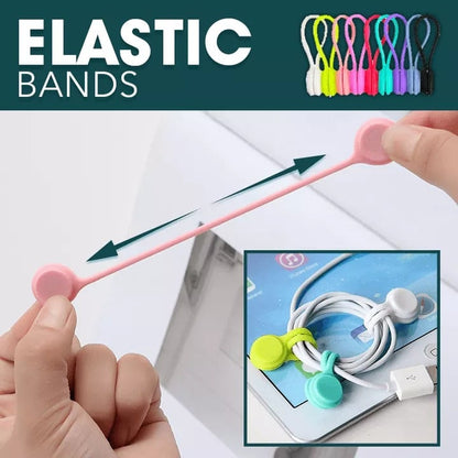 Silicone Magnetic Earphone Cable Winder