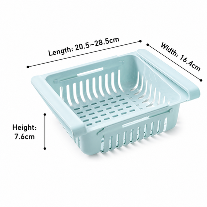 Extendable Refrigerator Storage Basket