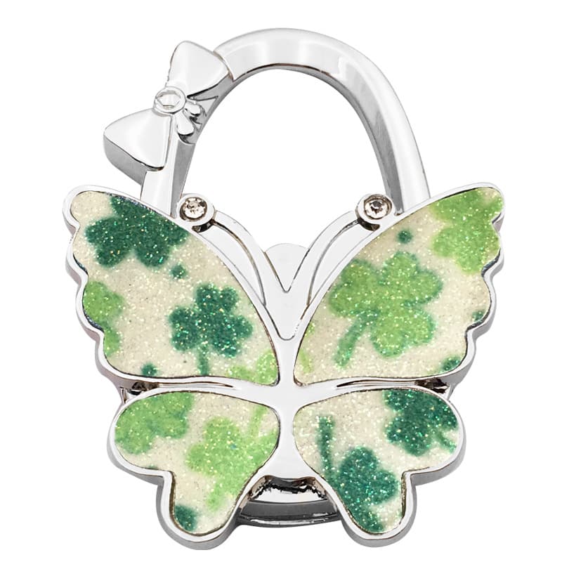 🦋✨ Sparkly Butterfly Foldable Handbag Hook – Cute Portable Non-Slip Purse Hanger for Girls, Travel & Restaurants