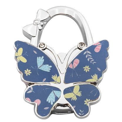 🦋✨ Sparkly Butterfly Foldable Handbag Hook – Cute Portable Non-Slip Purse Hanger for Girls, Travel & Restaurants