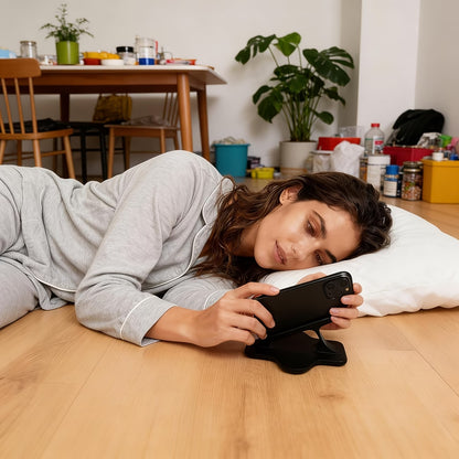 Side-Lying Phone Stand – Hands-Free Bed & Desktop Phone Holder for Watching Videos