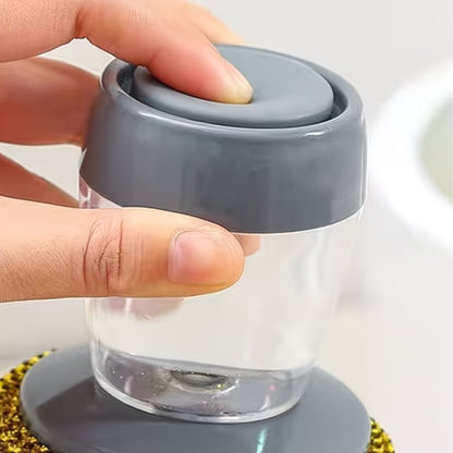 🔥 2-in-1 Dish Brush｜Built-in Soap Dispenser & Powerful Cleaning