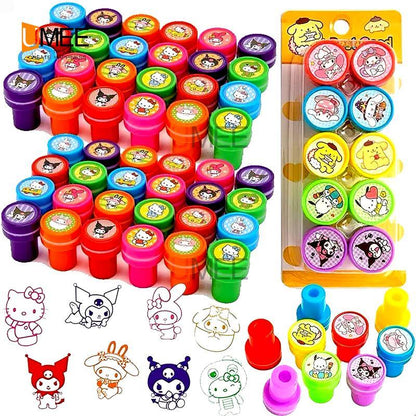 【12 Pcs】Children's Cartoon Stamps