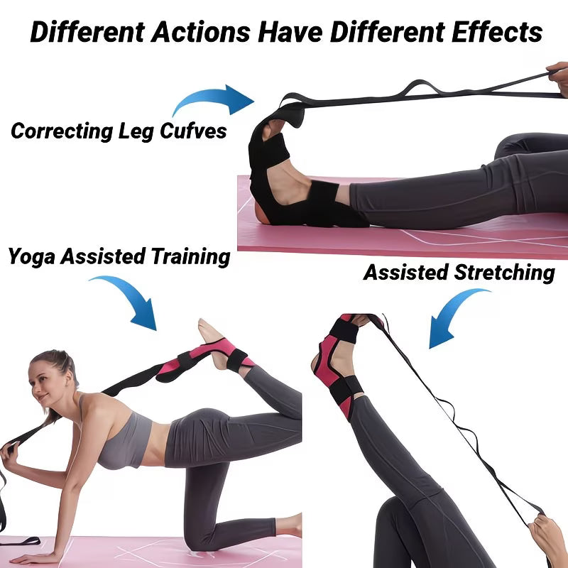 Professional Yoga Training Stretch Band — Stretch for Flexibility, Ankle Joint Support