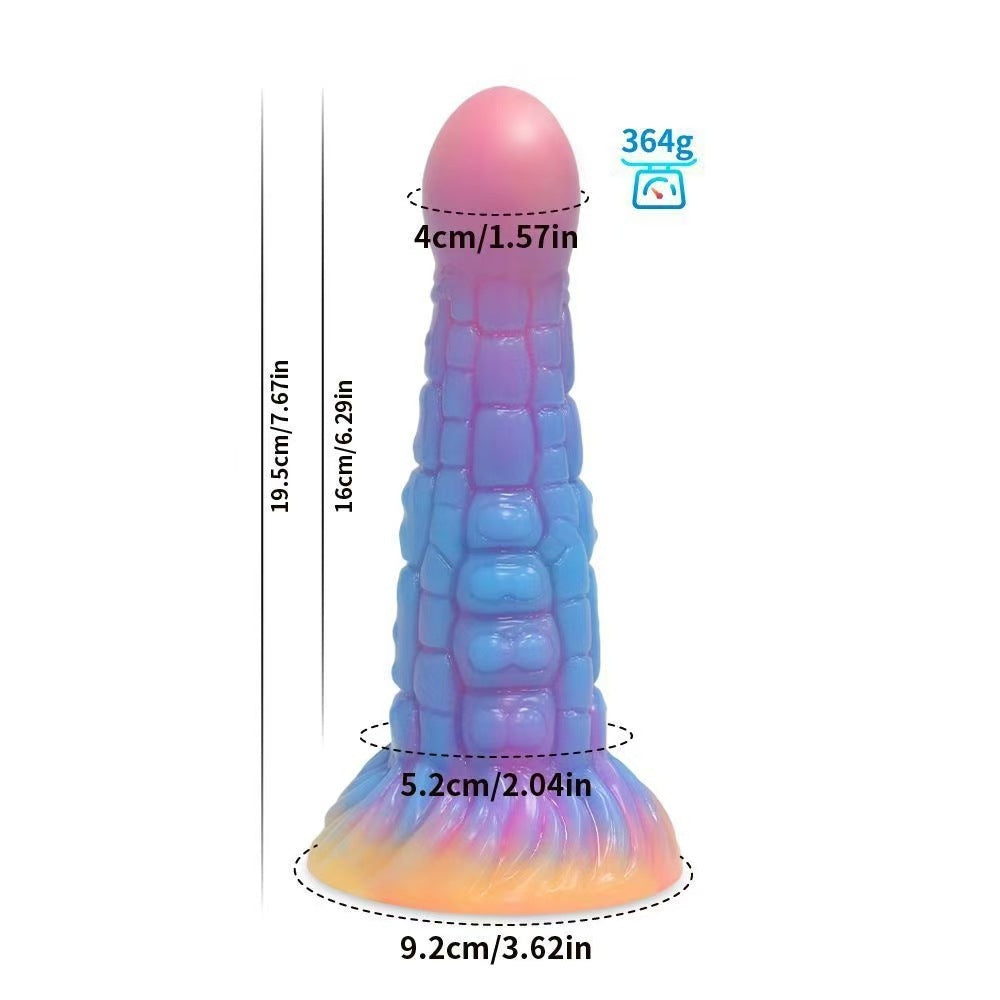 Glow-in-the-Dark Alien Silicone Decorative Ornaments