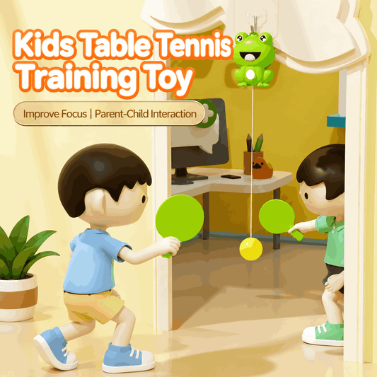 Hanging Frog Table Tennis Trainer – Home Kids & Parent-Child Sensory Training