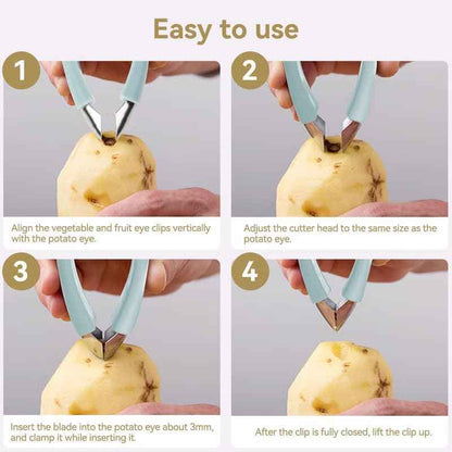 Multifunctional Fruit Coring Tool – For Pineapple, Strawberry, Tomato, Potato