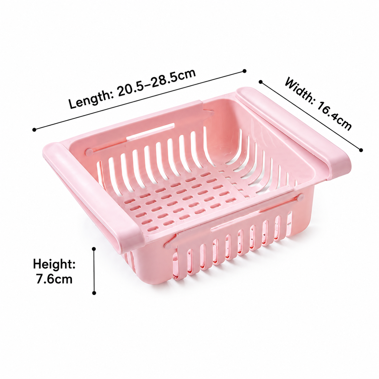 Extendable Refrigerator Storage Basket