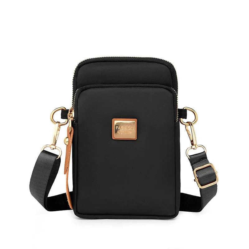 Fashionable three-layer  versatile shoulder bag