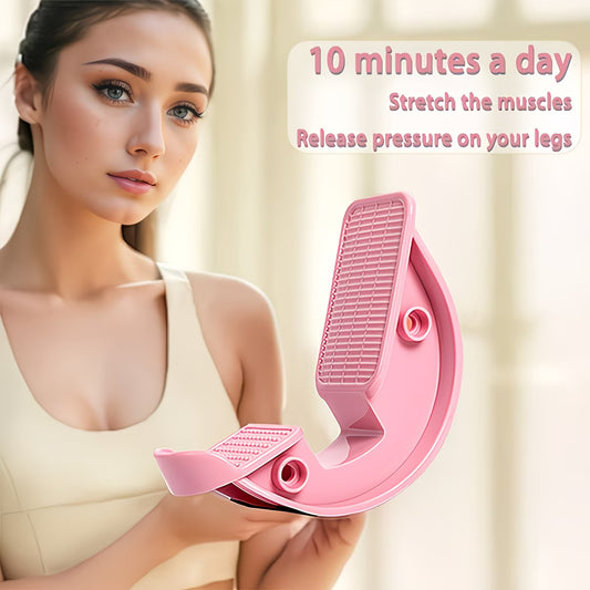 A pedal calf-stretching strap trainer, for Achilles tendon strengthening and tight, firm leg muscles