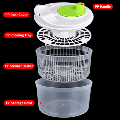 3L Manual Veggie Spinner – Spin Dry After Washing