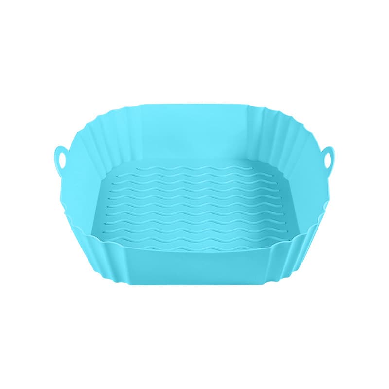 Silicone Air Fryer Basket Liner｜Reusable, Non-Stick & Easy Cleaning