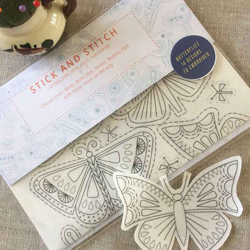 🌸 Water Soluble Embroidery Transfers – Stick & Stitch, No Tracing Needed, Dissolves in Water, Beginner-Friendly 🌸