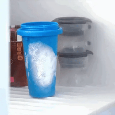 🥤 Slushy Cup with Built-in Spoon & Straw – Quick Homemade Smoothies & Slushies