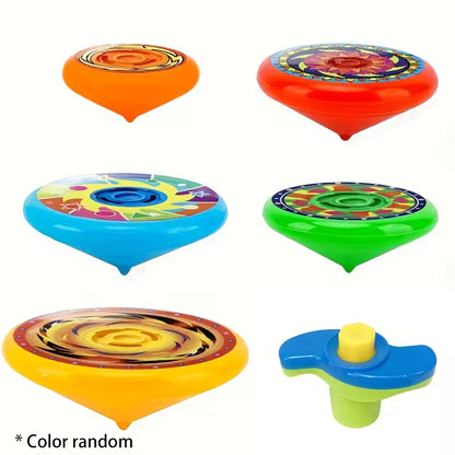 5-Piece Colorful Rotating Multi-Layer Spinning Top Toy