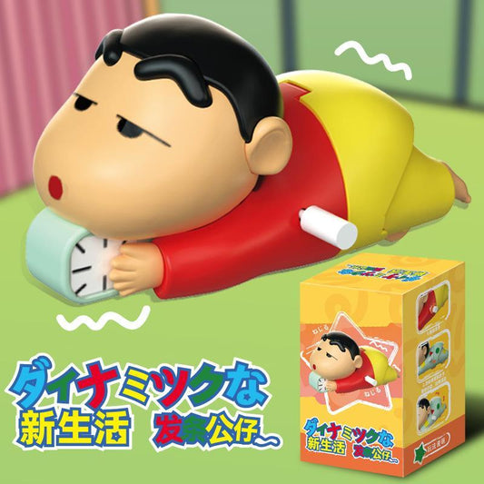 Crayon Shin-Chan Crawling Doll Wind-up Toy，Baby Crawling Training Toys