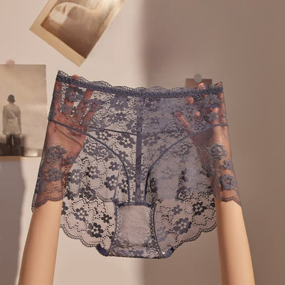 High Waist Lace Underwear｜Soft Fabric & Figure Slimming Fit