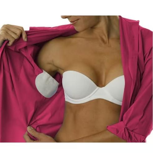 Invisible underarm antiperspirant patches, collar/hat brim sweat-absorbing patches